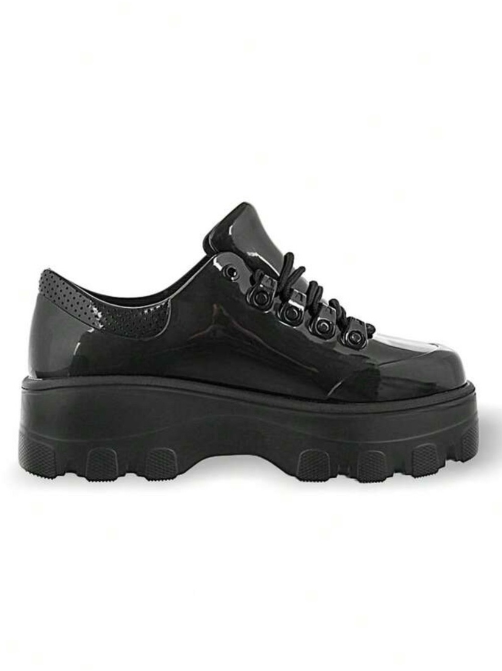 Melissa Black Platform Lace-Up Oxfords Shoes brand new in Box - Picture 2 of 3